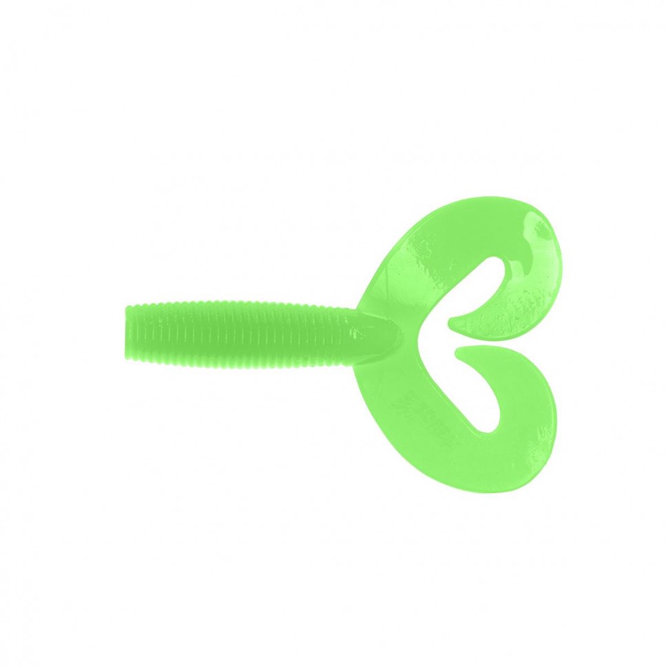 Твистер Helios Credo Double Tail 3,54"/9 см, цвет Electric green 5 шт HS-28-007 , 